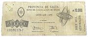 10 000 Australes (Laws 6228-6495) - Salta