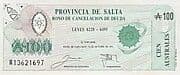100 Australes - Salta