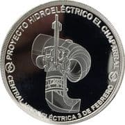 Medal - Inauguration Central Hidroeléctrica 3 de Febrero (Finalización Proyecto Hidroeléctrico El Chaparral) - El Salvador