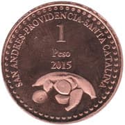 1 Peso - San Andres, Providencia and Santa Catalina