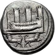 ½ Shekel - Ba'alshallim II (Sidon) - Sidon