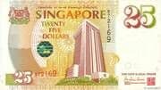 25 Dollars 25 SGD = JPY 3093