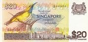 20 Dollars 20 SGD = JPY 2465