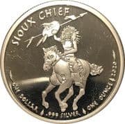 1 Dollar (Sioux Chief) - Sioux tribes