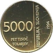 5000 Tolarjev