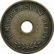 Token - Royal Mail Steam Packet Company - Saint Lucia