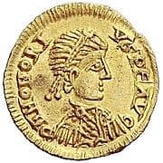 Tremissis (in the name of Honorius) - Suebi Kingdom