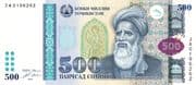 500 Somoni 500 TJS = JPY 8216