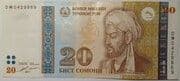 20 Somoni 20 TJS = JPY 329