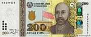 200 Somoni 200 TJS = JPY 3291