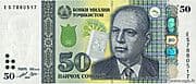 50 Somoni 50 TJS = JPY 823