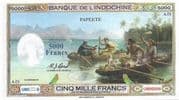 5000 Francs - Tahiti