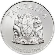 100 Shilingi 100 TZS = JPY 6.14