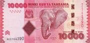 10 000 Shilingi 10 000 TZS = JPY 614