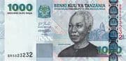 1000 Shilingi 1000 TZS = JPY 61