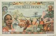 5000 Francs CFA 5000 XAF = JPY 1397
