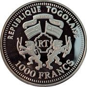 1000 Francs CFA 1000 XOF = JPY 278