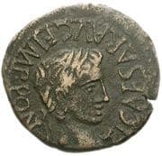 Semis - Tiberius (RECTO ET MACRINO AED TVRIA) - Turiaso