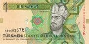 1 Manat 1 TMT = JPY 45