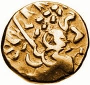 Stater (bust facing right, small module) - Uncertain Gallia Belgica tribes