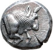 Diobol (Uncertain Mint D) - Uncertain Carian city