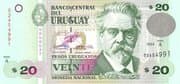 20 Pesos Uruguayos 20 UYU = JPY 81