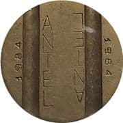 Telephone Token (ANTEL double inscription with date) - Uruguay
