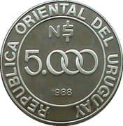 5000 Nuevos Pesos