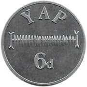 6 Pence - Yap