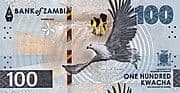 100 Kwacha 100 ZMW = JPY 820