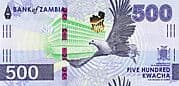 500 Kwacha 500 ZMW = JPY 4090
