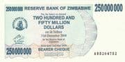250 000 000 Dollars
