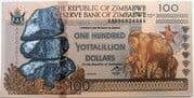 100 Yottalillion Dollars - Zimbabwe (1980-date)