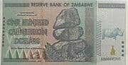 100 Quintillion Dollars - Zimbabwe (1980-date)