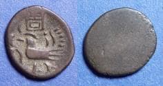 Cambodia, Norodom I 1847 (ND), Copper-Billon 2 pe