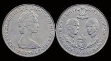 Guernsey 25 pence 1981 Prince Charles and Lady Diana