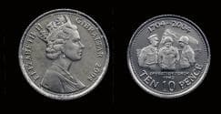 Gibraltar 10 pence 2004- 300 years of Gibraltar- Proof in original folie