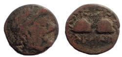 Karia, Tabae Æ15. 1st century BC. Ae 16. Ex Richard Plant collection.