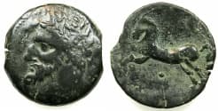 NUMIDIA.Massinissa or Micipsa circa 203-148-118 BC.AE.26.7mm.