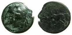 NUMIDIA.Massinissa or Micipsa circa 203-148-118 BC.AE. 25.3mm.