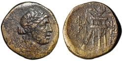 Pontos, Phanagoria AE20 "Apollo & Tripod, Thyrsus" Rare