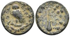 Kilikia, Seleukeia ad Kalykadnon. 2nd-1st centuries BC. AE 16mm (2.98g). Dioskurides, magistrate. SNG BN 958