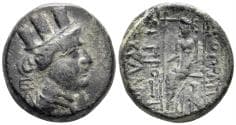Kilikia, Hierapolis-Kastabala. Circa 2nd-1st century BC. AE 19mm (8.56g). BMC 1 var.