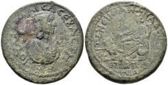 Kilikia, Mopsos, Julia Maesa, Augusta. 218-222 AD. AE 33mm (22.03g). Dated CY 289 (219/20 AD). RPC VI 30100 (temporary)