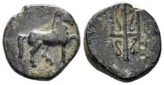 Karia, Mylasa. 3rd-2nd century BC. AE 11.5mm (1.42g). SNG Keckman 231