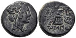 Pontos, Amisos. Circa 85-65 BC. AE 20mm (8.79g). SNG BM Black Sea 1209