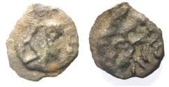 Arabia Felix. Hadhramawt. First century BC-first century AD. Cast AE 21. Shaqar mint.