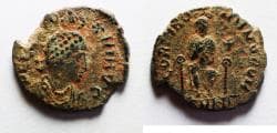 Aelia Eudoxia. Augusta, AD 400-404. Æ 3
