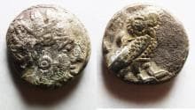 South Arabia. Sabaean AR nsf . Uncertain ruler. circa 350-250 BC.
