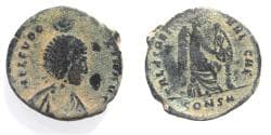 Aelia Eudoxia. Augusta, AD 400-404. Æ 3